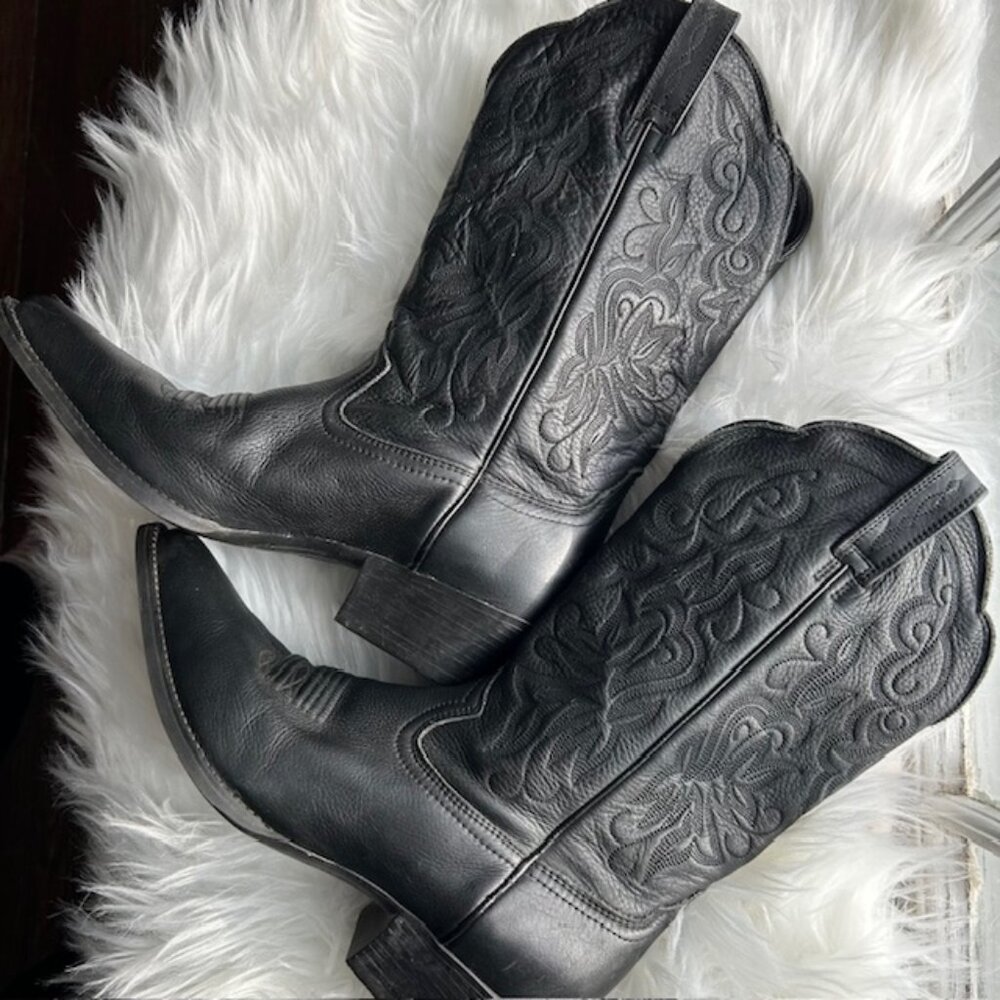 Ariat Black Heeled Boots